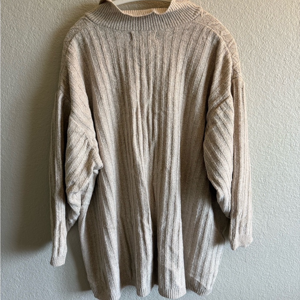 Vintage Cable Knit Sweater Grandma Grandpacore Y2K Classic 90's Fashion - Picture 5 of 11